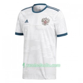 Camisolas de Futebol Rússia Equipamento Alternativa Copa do Mundo 2018 Manga Curta